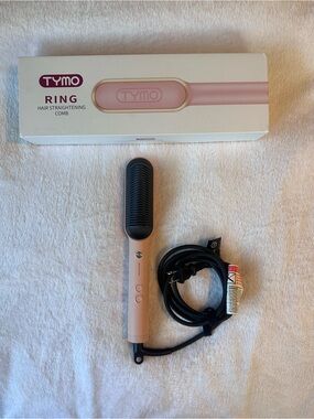 TYMO Pink Ring Hair Straightening Comb